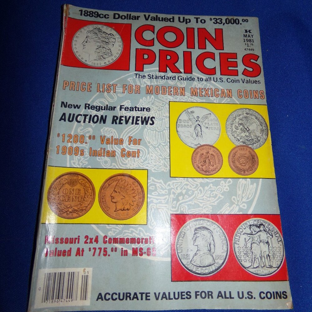 Coins Prices - Vintage Magazine for Coin Collectors - May 1981  - No 78